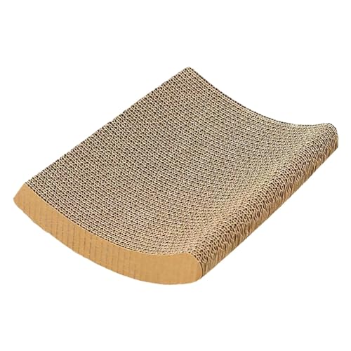 kowaku Kratzbrett für Katzen, Katzenkratzbrett aus Pappe, Katzenbett aus Pappe für kleine, mittelgroße und große Katzen, L ohne Ballregal kowaku Kratzbrett für Katzen, Katzenkratzbrett aus Pappe, Katzenbett aus Pappe für kleine, mittelgroße und große Katzen, L ohne Ballregal von kowaku