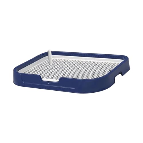 kowaku Mesh Grids Haustier-Trainingstoilette, Mesh Grids-Toilette, Indoor-Hundetöpfchen-Trainingspolster für kleine und mittelgroße Welpen, Marine von kowaku