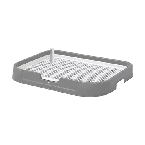 kowaku Mesh Grids Haustier-Trainingstoilette, Mesh Grids-Toilette, Indoor-Hundetöpfchen-Trainingspolster für kleine und mittelgroße Welpen, grau kowaku Mesh Grids Haustier-Trainingstoilette, Mesh Grids-Toilette, Indoor-Hundetöpfchen-Trainingspolster für kleine und mittelgroße Welpen, grau von kowaku