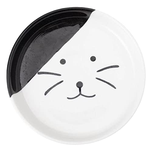 kowaku Nordic Style Katzennapf Katzenfutternapf Eisenständer Trinken Essen Futternapf Schwarz Katze Gesicht Multi von kowaku