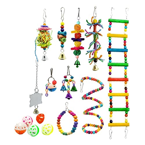 kowaku Nymphensittichspielzeug Finken Hängematte Glocke Papageien Spielzeug für große Vögel Wellensittiche Spielzeug kowaku Nymphensittichspielzeug Finken Hängematte Glocke Papageien Spielzeug für große Vögel Wellensittiche Spielzeug von kowaku
