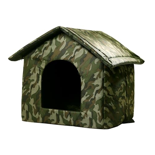kowaku Obdachloses Haustier-Zelt, Regenschutz, wasserdicht, warm, bequem, langlebig, winddicht, für den Außenbereich, für streunende Katzen und Hunde, Größe L von kowaku