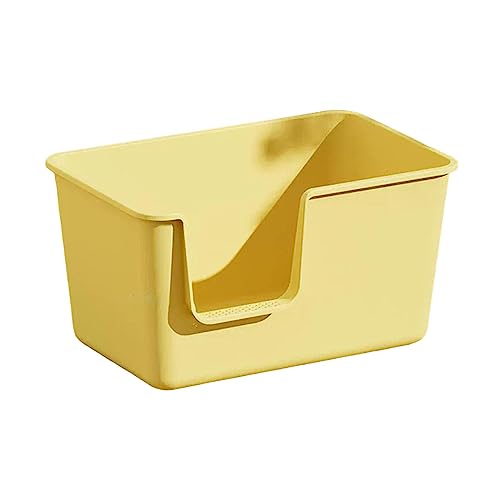 kowaku Offene Katzentoilette, Bettpfanne, leicht zu reinigen, Käfigzubehör, große Pfanne, Katzentoilette, Haustiertoilette für Kaninchen, Kleintiere, Hamster , GELB kowaku Offene Katzentoilette, Bettpfanne, leicht zu reinigen, Käfigzubehör, große Pfanne, Katzentoilette, Haustiertoilette für Kaninchen, Kleintiere, Hamster , GELB von kowaku