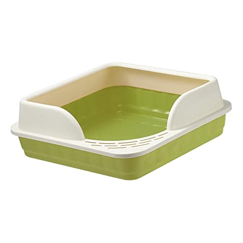 kowaku Offene Katzentoilette, Töpfchentoilette, Anti-Sieb, Katzentoilette, Behälter, Katzentoilette, spritzwassergeschützt, Grün kowaku Offene Katzentoilette, Töpfchentoilette, Anti-Sieb, Katzentoilette, Behälter, Katzentoilette, spritzwassergeschützt, Grün von kowaku