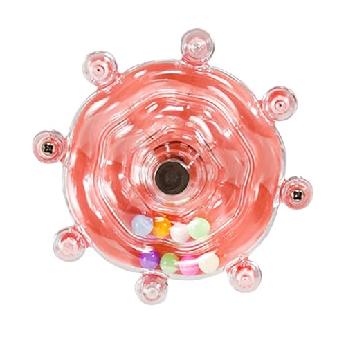 kowaku Papageien-Drehradrassel, interaktives Spielzeug, Papageien-Übungsspielzeug für kleine mittelgroße Vögel, Papageien, ROSA kowaku Papageien-Drehradrassel, interaktives Spielzeug, Papageien-Übungsspielzeug für kleine mittelgroße Vögel, Papageien, ROSA von kowaku