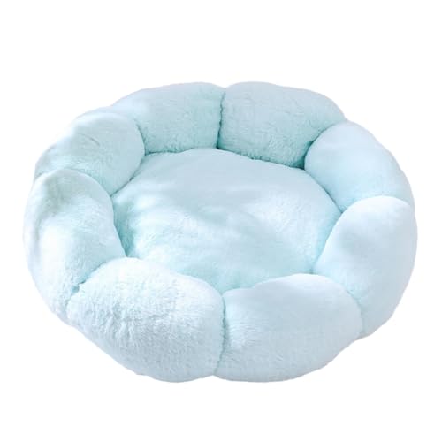 kowaku Ped-Bett, weiches Haustier-Nistbett für Kätzchen, Sofakissen, Schlafunterlage, Welpen-Katzenbett in Blumenform, für Katzen im Innenbereich, Blau 60cm kowaku Ped-Bett, weiches Haustier-Nistbett für Kätzchen, Sofakissen, Schlafunterlage, Welpen-Katzenbett in Blumenform, für Katzen im Innenbereich, Blau 60cm von kowaku