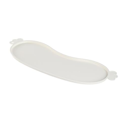 kowaku Pet Bowl Mat, Cat Feeding Mat, with Raised Edge, Foldable Easy Clean PP Placemat Washable Pet Placemat Dog Cat Food Bowl Pad, White kowaku Pet Bowl Mat, Cat Feeding Mat, with Raised Edge, Foldable Easy Clean PP Placemat Washable Pet Placemat Dog Cat Food Bowl Pad, White von kowaku