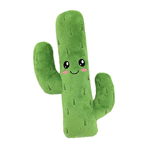 kowaku Quietschendes Hundespielzeug, Plüsch-Kauspielzeug, gefülltes Plüschtier, weiches Plüschspielzeug, Geräuschspielzeug mit Quietscher, niedliches, Cactus kowaku Quietschendes Hundespielzeug, Plüsch-Kauspielzeug, gefülltes Plüschtier, weiches Plüschspielzeug, Geräuschspielzeug mit Quietscher, niedliches, Cactus von kowaku