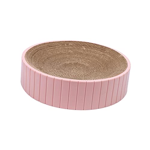 kowaku Runder Kratzbaum für Katzen, 31 x 31 x 7 cm, abnehmbares Nest, Sofa, Bett, Katzen, Kratzbrett, Bett, Kratzbrett für Training, Rosa kowaku Runder Kratzbaum für Katzen, 31 x 31 x 7 cm, abnehmbares Nest, Sofa, Bett, Katzen, Kratzbrett, Bett, Kratzbrett für Training, Rosa von kowaku