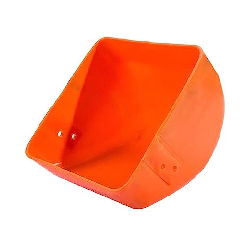 kowaku Schweinefutterbehälter, robuste Fütterungslösung für Tiere, Orange von kowaku