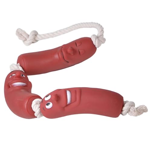 kowaku Snack-Spielzeug, Wursthund, Backenzahnspielzeug, Haustier-Kautrainingsspielzeug, Wursthund-Kauspielzeug für Hundeliebhaber, Geschenke, verschiedene, drei Abschnitte kowaku Snack-Spielzeug, Wursthund, Backenzahnspielzeug, Haustier-Kautrainingsspielzeug, Wursthund-Kauspielzeug für Hundeliebhaber, Geschenke, verschiedene, drei Abschnitte von kowaku