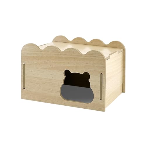 kowaku Spielzeug zum Verstecken von Hamstern, kleine Tiere, kleine Rennmäuse mit Fenster, DIY-Käfig, Käfigdekoration, Hamster-Holzhaus, Versteck, Spielzeug kowaku Spielzeug zum Verstecken von Hamstern, kleine Tiere, kleine Rennmäuse mit Fenster, DIY-Käfig, Käfigdekoration, Hamster-Holzhaus, Versteck, Spielzeug von kowaku