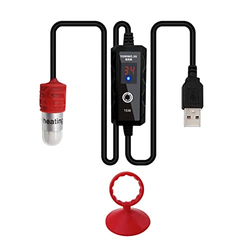kowaku Tauchbarer Thermostat-Heizstab 1534 Grad 9 °F Wasser-Aquarium-Heizung für Haustier-Futterspender, Molchen, Süßwasser, Salzwasser, Schildkrötenpool, 15 W kowaku Tauchbarer Thermostat-Heizstab 1534 Grad 9 °F Wasser-Aquarium-Heizung für Haustier-Futterspender, Molchen, Süßwasser, Salzwasser, Schildkrötenpool, 15 W von kowaku