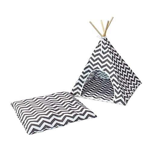 kowaku Tragbares Haustier Tipi Hundehaus Katzenbett Zelt Nest Hütte Schlafbett für Kätzchen kowaku Tragbares Haustier Tipi Hundehaus Katzenbett Zelt Nest Hütte Schlafbett für Kätzchen von kowaku