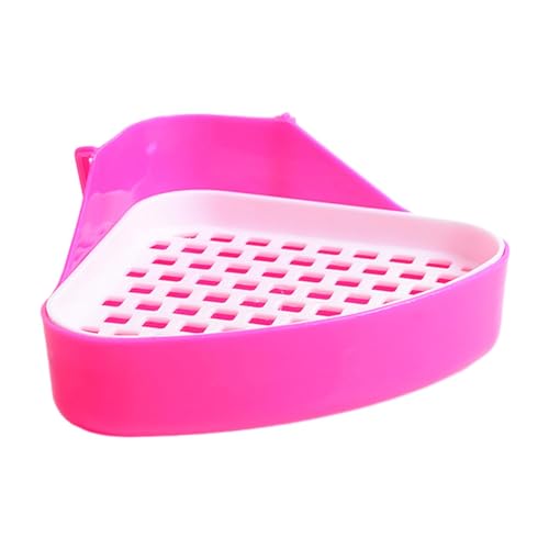 kowaku Trainingspfannenkäfig mit Tablett, Kaninchentoiletten, leicht zu reinigende Haustiertoilette, Töpfchentrainer für Hamster, Heimtierbedarf, ROSA kowaku Trainingspfannenkäfig mit Tablett, Kaninchentoiletten, leicht zu reinigende Haustiertoilette, Töpfchentrainer für Hamster, Heimtierbedarf, ROSA von kowaku