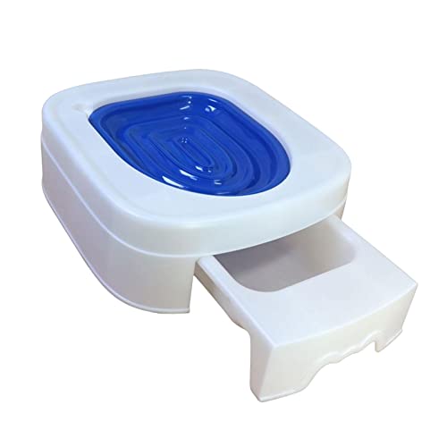 kowaku Urinal Sitz Katzenklo Ablage, Toilettenunterlagen Trainer Katzenklo Bettpfanne Katzen Toiletten Training für Kaninchen, Kätzchen, Kleine, Mittelgroße, Blau kowaku Urinal Sitz Katzenklo Ablage, Toilettenunterlagen Trainer Katzenklo Bettpfanne Katzen Toiletten Training für Kaninchen, Kätzchen, Kleine, Mittelgroße, Blau von kowaku