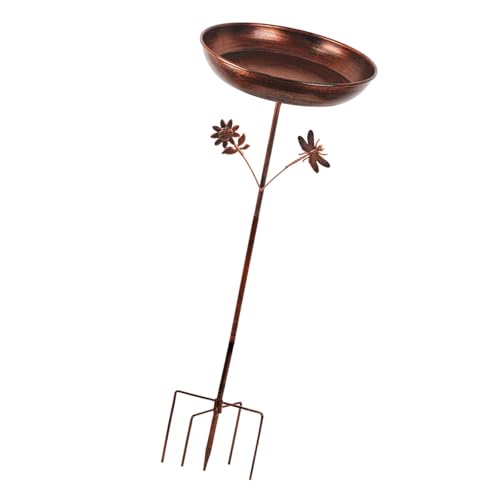 kowaku Vogelbad aus als Gartendekoration im Freien, zu montieren, moderner Stand-Vogelfutterspender, 5 Zinken, Sockelpfahl kowaku Vogelbad aus als Gartendekoration im Freien, zu montieren, moderner Stand-Vogelfutterspender, 5 Zinken, Sockelpfahl von kowaku