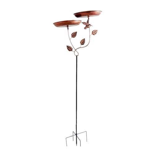kowaku Vogelfutterspender Und Vogelbadschale, Vogelfutterschale mit Pfahl, Wetterfest kowaku Vogelfutterspender Und Vogelbadschale, Vogelfutterschale mit Pfahl, Wetterfest von kowaku
