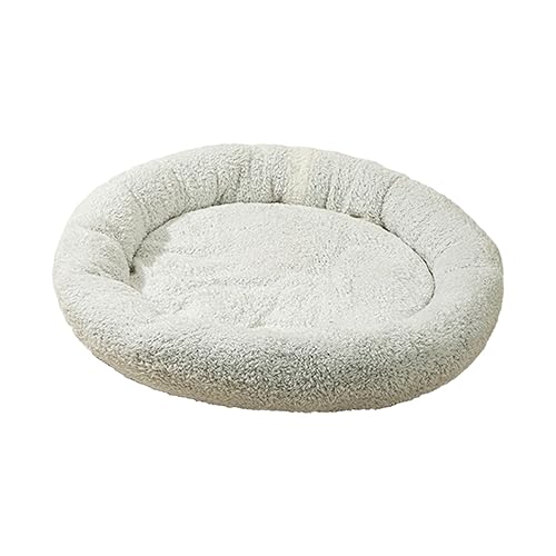 kowaku Weiches Plüsch-rundes Haustierbett Hund Katzenbett, bequeme Schlummerfunktion Herbst Winter, Indoor-Katzen, Schlafhütte, Katzennest für Hund, Welpen, Katzen, Kätzchen, Weiß kowaku Weiches Plüsch-rundes Haustierbett Hund Katzenbett, bequeme Schlummerfunktion Herbst Winter, Indoor-Katzen, Schlafhütte, Katzennest für Hund, Welpen, Katzen, Kätzchen, Weiß von kowaku