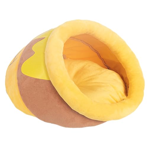 kowaku Winter-Haustierbett, honigtopfförmiges Katzenschlafbett, selbstwärmende Welpenhäuser für Kätzchen, Welpen, Hunde, S kowaku Winter-Haustierbett, honigtopfförmiges Katzenschlafbett, selbstwärmende Welpenhäuser für Kätzchen, Welpen, Hunde, S von kowaku