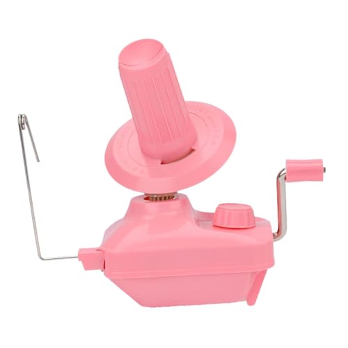 kowaku Wollgarnwickler, praktisch, geräuscharm, Handkurbel für Zuhause, stabil, mit Griff, manueller Garnwickler zum Aufwickeln von Garnsträngen, ROSA kowaku Wollgarnwickler, praktisch, geräuscharm, Handkurbel für Zuhause, stabil, mit Griff, manueller Garnwickler zum Aufwickeln von Garnsträngen, ROSA von kowaku