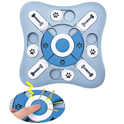 Hundespielzeug Intelligenz Hunde Intelligenzspielzeug mit Quietschen, Interaktive Treat Dispenser Hund Spielzeug Intelligenz für Hunde Welpen/Katzen Verbesserung des IQ und zur Gehirnstimulation von kpfight