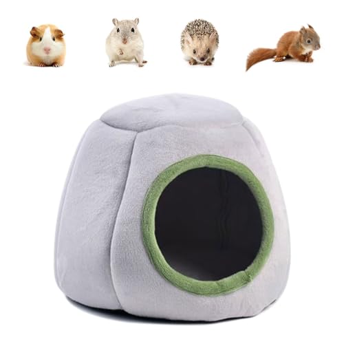 Kuivoo Hamsterhaus, Kleintier-Schlafbett, warmes, weiches Versteck für kleine Haustiere, Käfig für junge Meerschweinchen, Igel, Chinchillas, Eichhörnchen, Ratten von kuivoo
