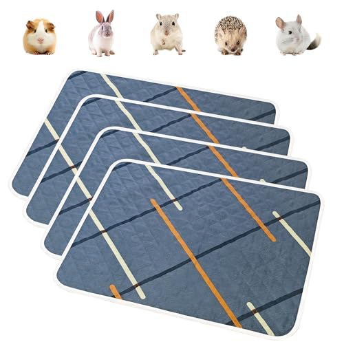 kuivoo 4PS Meerschweinchen-Käfigeinlage, 70 x 50 cm, wiederverwendbar, waschbar, für kleine Haustiere, wasserdicht, hochsaugfähig, für Kleintiere, Igel, Kaninchen, Hamster, Chinchilla kuivoo 4PS Meerschweinchen-Käfigeinlage, 70 x 50 cm, wiederverwendbar, waschbar, für kleine Haustiere, wasserdicht, hochsaugfähig, für Kleintiere, Igel, Kaninchen, Hamster, Chinchilla von kuivoo