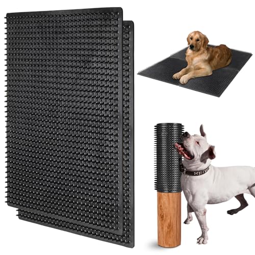 Weiche Kratzmatte für Hunde, sanfte Kratzbaum-Matte, Massagebett für den Sommer, 36 x 30 cm, Rückenkratzer und Massagegerät, geeignet für Sofa, Boden, Holzpfahl, Wand, etc Weiche Kratzmatte für Hunde, sanfte Kratzbaum-Matte, Massagebett für den Sommer, 36 x 30 cm, Rückenkratzer und Massagegerät, geeignet für Sofa, Boden, Holzpfahl, Wand, etc von kunigoner