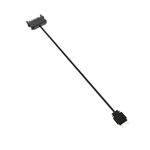5V 3Pin ARGB Netzteil Adapterkabel Für PC Hülle Beleuchtungsvorrichtung Anschlussmutterboard Stromversorgungsadapter Kabel ARGB Stromwandlerkabel von kwoifioy