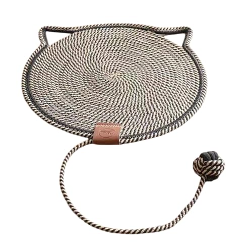 Baumwollseilkatzen Kratzen Post Matte Spaßtümer Für Katzen Um Krallen Zu Mahlen Und Stress Feature Kee Resistentes Design Zu Lindern Baumwollseilkatzen Kratzen Post Matte Spaßtümer Für Katzen Um Krallen Zu Mahlen Und Stress Feature Kee Resistentes Design Zu Lindern von kwoifioy