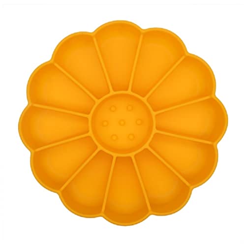 Haustier-Fressnapf, Sonnenblumen-Form, mit Bewässerung, mit Saugnapf von kwoifioy