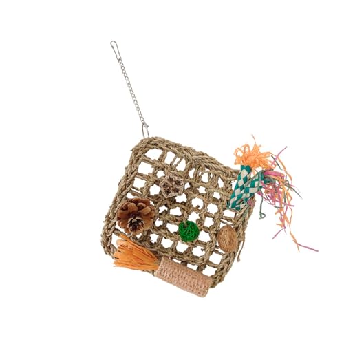 kwoifioy Natürliches Zerreißspielzeug Für Vögel Kaumatten Für Papageien Stehende Sitzstange Für Kleine Große Vögel Vogelkäfige Zubehör Pickspielzeug Natürliche Grasmatten Für Haustiervögel kwoifioy Natürliches Zerreißspielzeug Für Vögel Kaumatten Für Papageien Stehende Sitzstange Für Kleine Große Vögel Vogelkäfige Zubehör Pickspielzeug Natürliche Grasmatten Für Haustiervögel von kwoifioy