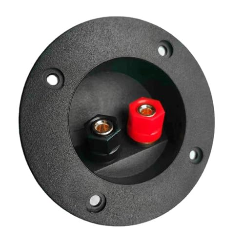 kwoifioy 2 Wege Terminals Cup Anschlüsse Für Lautsprecher Box Subwoofer Bananenanschlüsse Runden Schrauben Typ Schwarze Farblautsprecher kwoifioy 2 Wege Terminals Cup Anschlüsse Für Lautsprecher Box Subwoofer Bananenanschlüsse Runden Schrauben Typ Schwarze Farblautsprecher von kwoifioy