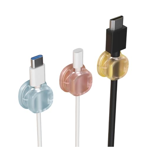 kwoifioy 3PCS Starke Klebstoffkabel Organisatoren Löschen Farbkabel Management Clips Für Telefon USB Kabelhalter kwoifioy 3PCS Starke Klebstoffkabel Organisatoren Löschen Farbkabel Management Clips Für Telefon USB Kabelhalter von kwoifioy