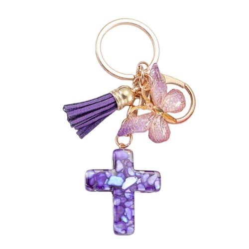 kwoifioy Harze Kreuze Und Schmetterlingsschlüsselkettenschmuck Mit Quasten Für Rucksackbeutel Charme Und Schlüsselhalterdekoration Frauen Religiöses Geschenk Für Frauen kwoifioy Harze Kreuze Und Schmetterlingsschlüsselkettenschmuck Mit Quasten Für Rucksackbeutel Charme Und Schlüsselhalterdekoration Frauen Religiöses Geschenk Für Frauen von kwoifioy