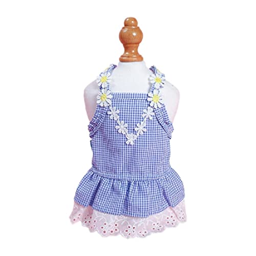 kwoifioy Hunde-Prinzessinnenkleid für große Tage mit Blumenmuster, Spitze, Welpen, Katzen, kleine, mittelgroße Hunde, Urlaubsparty, Hundekostüme für große Hunde kwoifioy Hunde-Prinzessinnenkleid für große Tage mit Blumenmuster, Spitze, Welpen, Katzen, kleine, mittelgroße Hunde, Urlaubsparty, Hundekostüme für große Hunde von kwoifioy