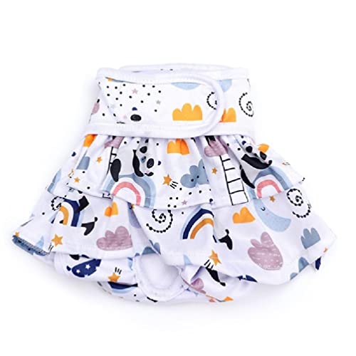 kwoifioy Hundewindel Shorts Sanitär Höschen Hündinnen Wasserdichte Unterwäsche Windel Höschen Perioden Slip Hund Physiologische Shorts Haustier Hund Kleidung Mädchen kwoifioy Hundewindel Shorts Sanitär Höschen Hündinnen Wasserdichte Unterwäsche Windel Höschen Perioden Slip Hund Physiologische Shorts Haustier Hund Kleidung Mädchen von kwoifioy