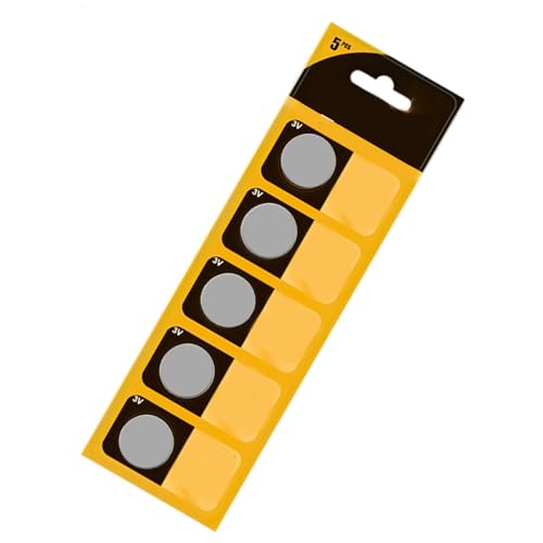 kwoifioy Packung Von 5 2032 3V Lithiummünzenzellbatterien Für Uhren Autoschlüsselmotherboards Elektronik Jeden kwoifioy Packung Von 5 2032 3V Lithiummünzenzellbatterien Für Uhren Autoschlüsselmotherboards Elektronik Jeden von kwoifioy