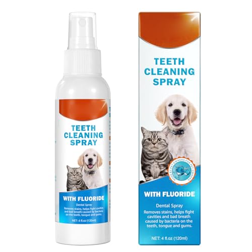 kwoifioy Pet Freshen Breath Spray Für Hunde Und Katzen. Bekämpft Plaques Und Kein Bürsten. Lösung Für Haustier Mundgeruch. Pet Spray von kwoifioy