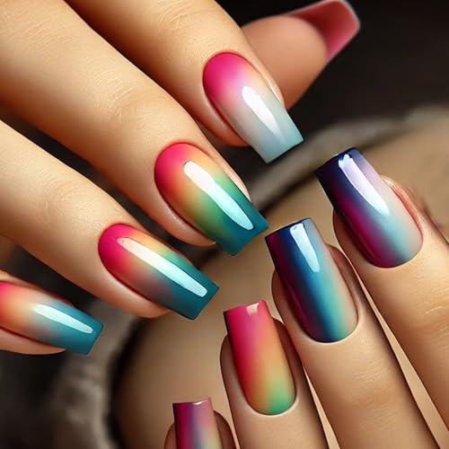 kwoifioy Square Press On Nails Gradienten Konstruktionen Gefälschte Nägel Kleber Auf Nägeln Künstliche Acrylnägel 24pcs Stick Auf Nägeln Frauen Acrylklessche Auf Nagel Für Frauen Klar kwoifioy Square Press On Nails Gradienten Konstruktionen Gefälschte Nägel Kleber Auf Nägeln Künstliche Acrylnägel 24pcs Stick Auf Nägeln Frauen Acrylklessche Auf Nagel Für Frauen Klar von kwoifioy