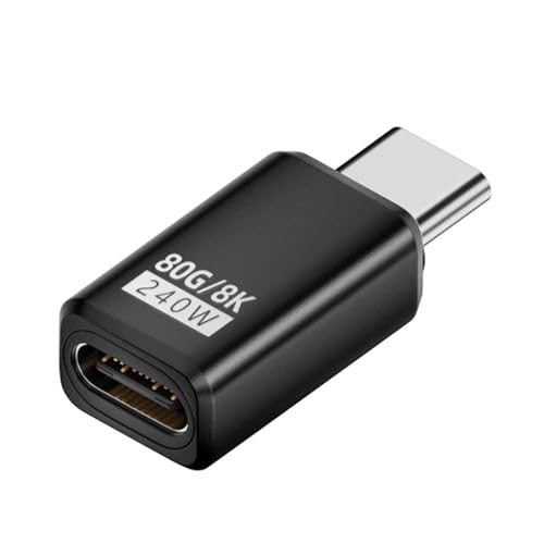 kwoifioy USB C Adapter 240W 80Gbit/s 8K@60Hz Für Thunderbolt4/5 Und Telefon 16 15 Mit Schnellem Ladedisplay von kwoifioy