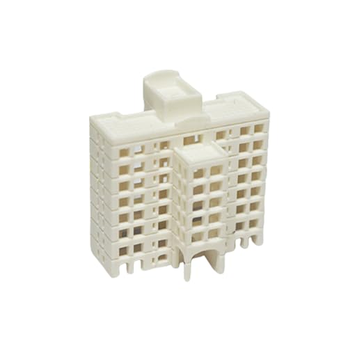 kwoifioy Unbemaltes Miniatur Apartmentgebäude Modell Realistische Wohnhäuser Für Handwerkslandschaften 1/800S 1/500 Miniatur Apartmentgebäudemodell Skala Skala von kwoifioy