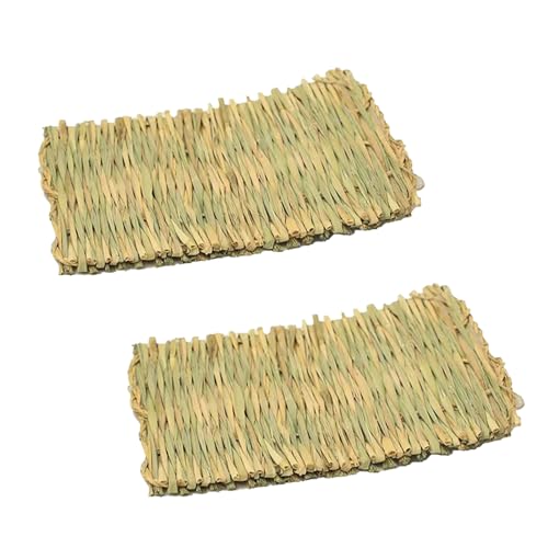 Kyaoayo Grasmatte, Hanfmatten für Nager, 2 Stück Kleintier Grasmatten, Natürliches Gras Gewebte Matte für Kleintiere, Kleintiere Kauspielzeug, für Hamster, Kaninchen,Papageien Meerschweinchen. (klein) Kyaoayo Grasmatte, Hanfmatten für Nager, 2 Stück Kleintier Grasmatten, Natürliches Gras Gewebte Matte für Kleintiere, Kleintiere Kauspielzeug, für Hamster, Kaninchen,Papageien Meerschweinchen. (klein) von kyaoayo