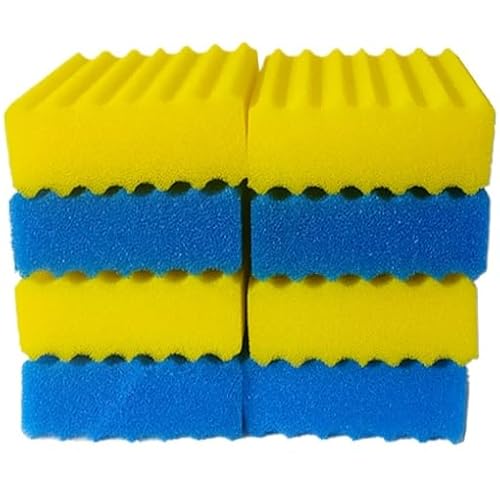 CBF-350B Teichfilter Schwämme – Dual-Dichte Teichfilter Schaum Pads für CBF-350B Filterbox, Biologische Teichfilter Medien für Druckfilter, Einfache Reinigung der Teichfilterschwämme für Fischteiche von kychenBase