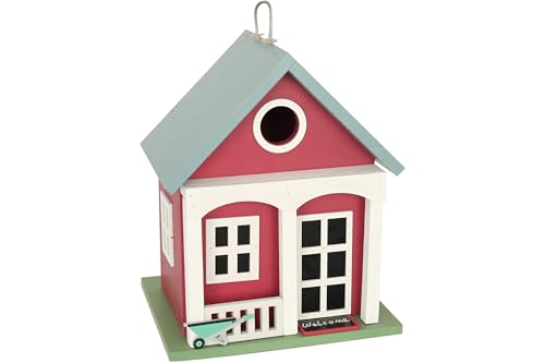 Vogelhaus Welcome rot-weiß 18 x 15 x 22 cm Nistkasten Kleinvögel Vogelhaus Welcome rot-weiß 18 x 15 x 22 cm Nistkasten Kleinvögel von kynast exklusiv