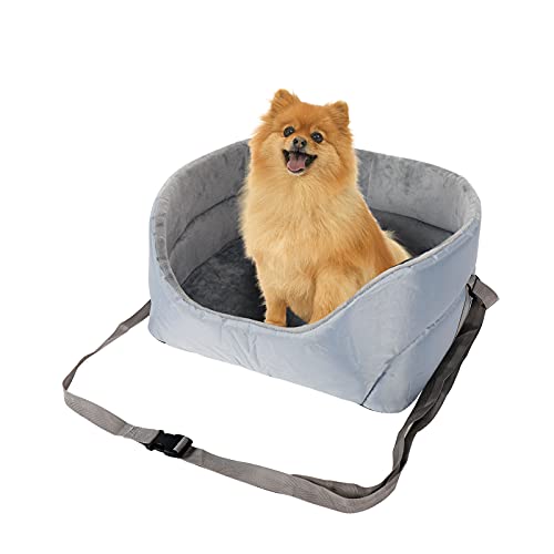 Autositz für Hunde 2-in-1 Autositz und Bett wasserfest und rutschfest Tragbare Sicherheitssitz für Haustiere Doppelte Verwendung innen und außen von laamei