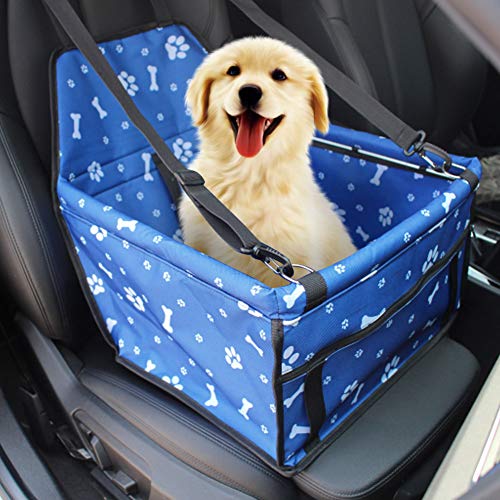 Autositz Korb für Haustiere, aus Oxford-Stoff, Sitzbezug für Auto-Hängematte, robuste Tasche für Haustiere und Reisen von lahomie