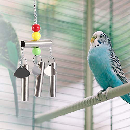 lahomie Papageienspielzeug für Vögel, Vogelkäfig, hängendes Spielzeug für Vögel, mittelgroß, Papageien, stehendes Spielzeug, Käfig-Dekoration von lahomie
