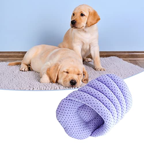 Hundehöhle, Haustierbett für Katzen und kleine Hunde, waschbar, weiches Haustierhaus, hält Wärme, bequeme Erholung, Stoff-Hausschuhe, Form, Haustierhaus, Nest für den Winter, Violett, L Hundehöhle, Haustierbett für Katzen und kleine Hunde, waschbar, weiches Haustierhaus, hält Wärme, bequeme Erholung, Stoff-Hausschuhe, Form, Haustierhaus, Nest für den Winter, Violett, L von lamphle